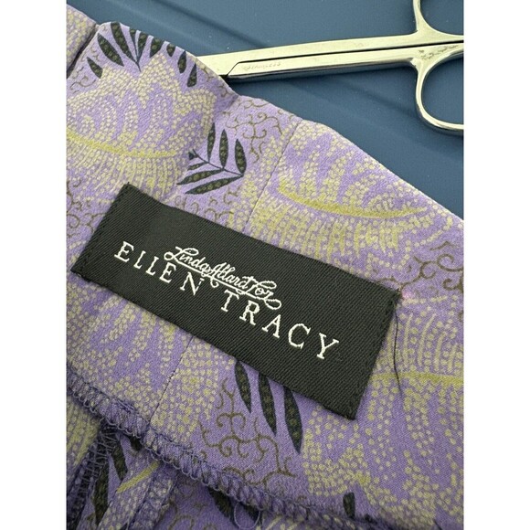 Excellent New Ellen Tracy 80s 90s Silk Pants Beautiful Sz 8 - Picture 2 of 11
